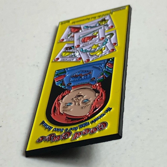 Chucky Good Guys Box Pin Lapel Horror Movie Doll - Picture 5 of 8